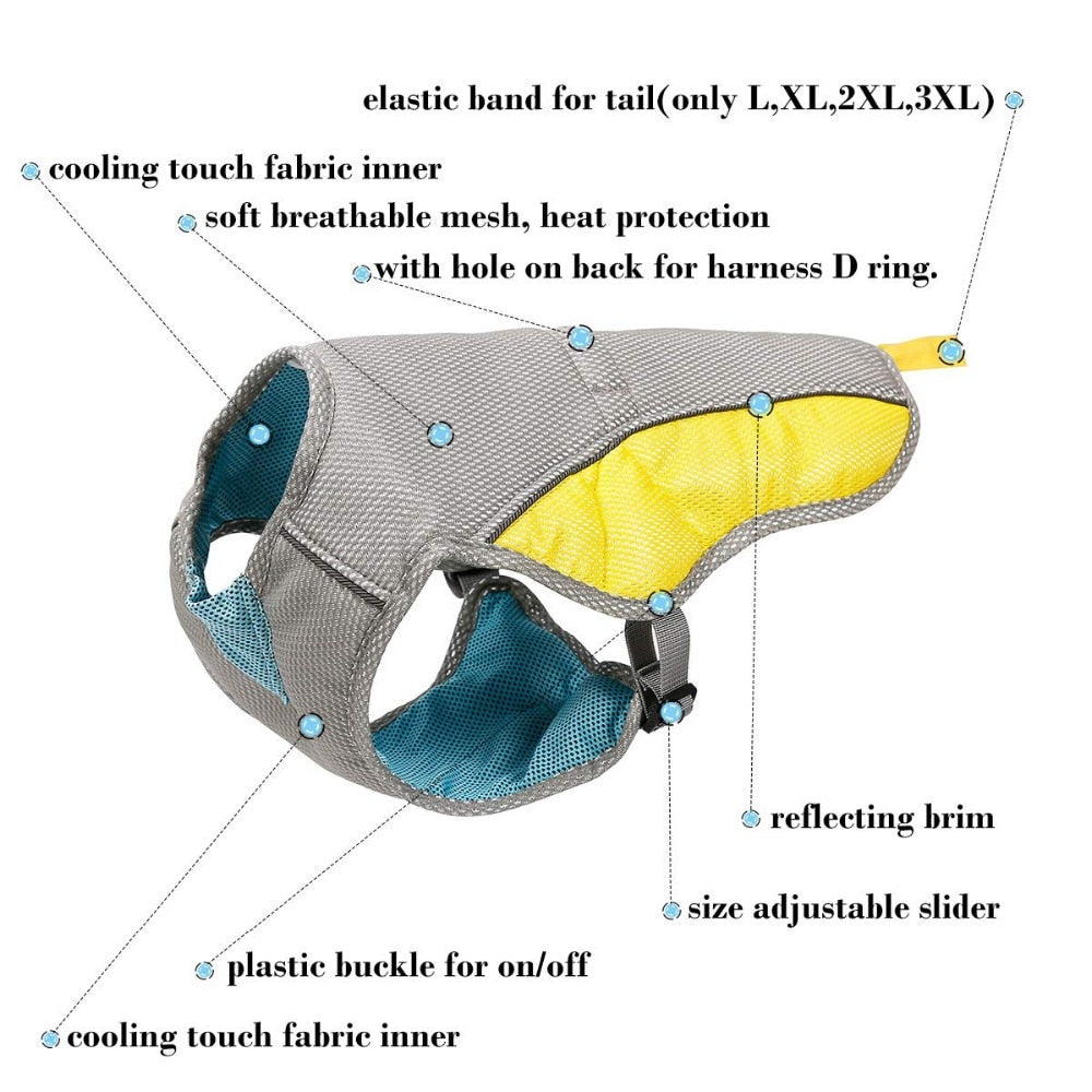 Cooling Vest Clothes For Dogs