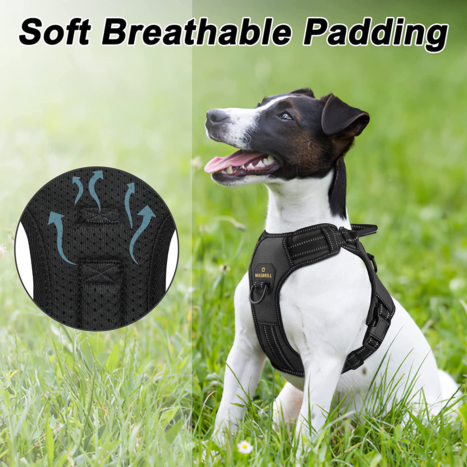 Breathable Reflective Pet Harness Vest